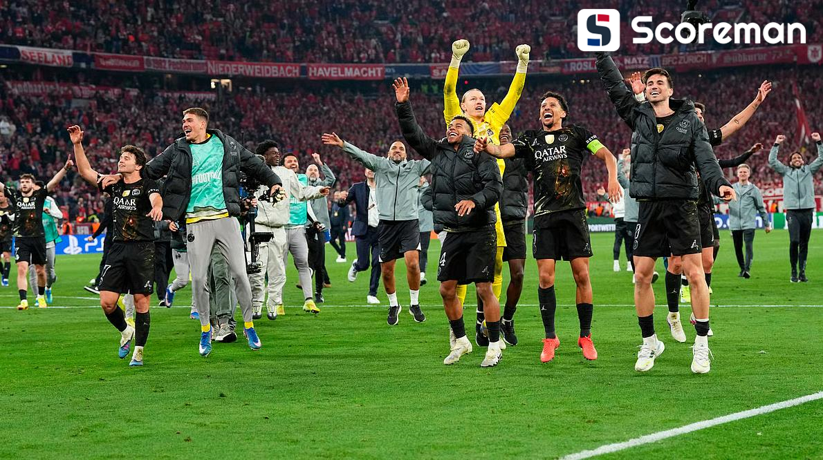 '이강인 결장' PSG, 뮌헨 잡고 2년 연속 챔피언스리그 결승 진출 → 아스널과 우승 격돌